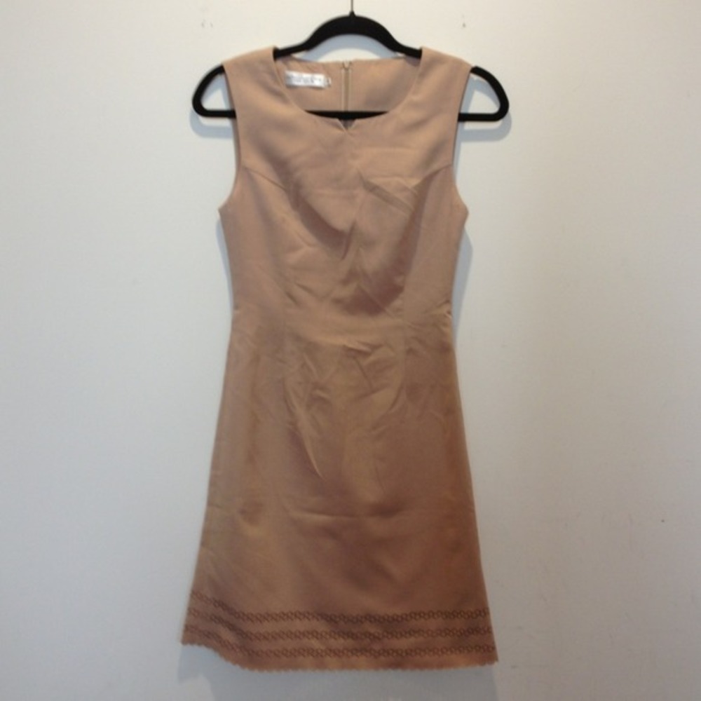Like new! Khaki suede dress